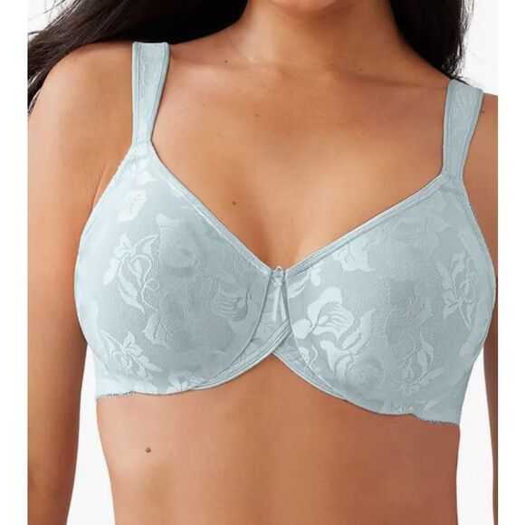 WACOAL NWT Breast Cancer Awareness Full Figure Seamless Underwire Bra 40D - Picture 1 of 6